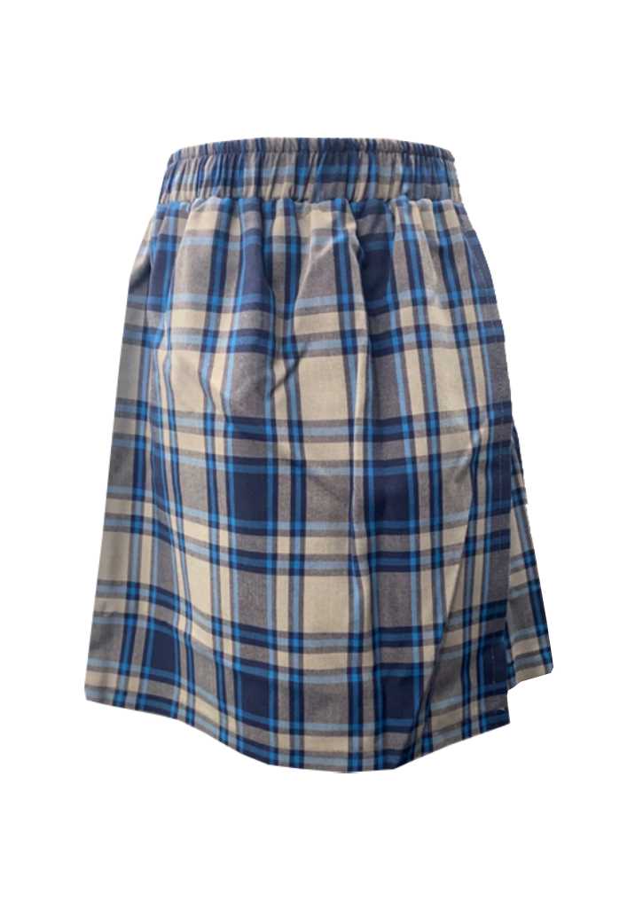 Timaru South School Skort Blue Check